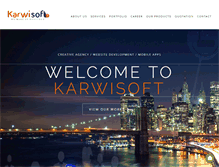Tablet Screenshot of karwisoft.com